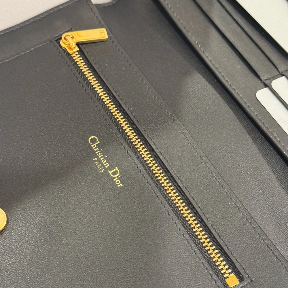Dior White large wallet